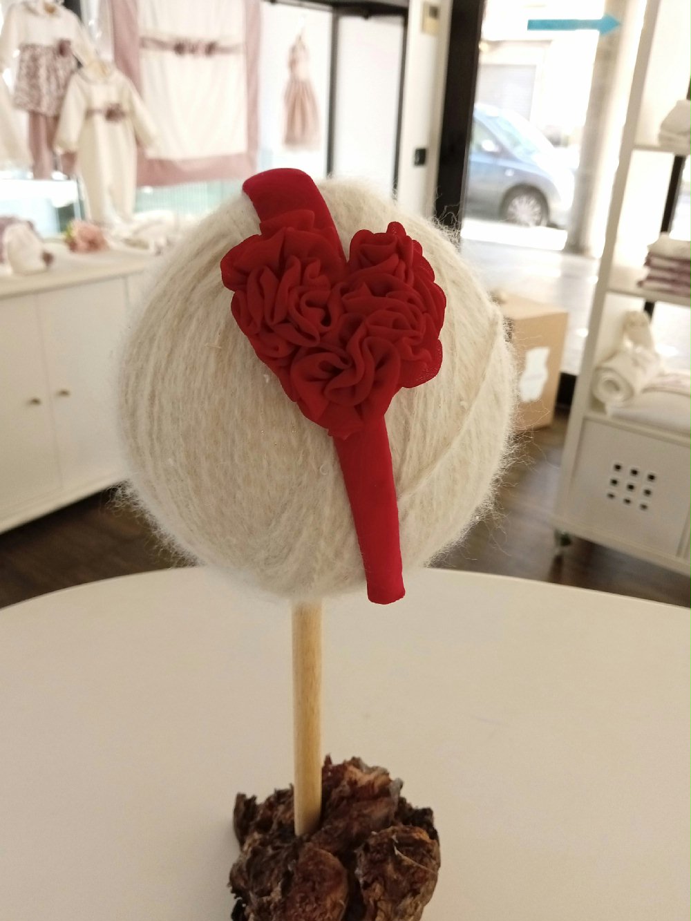 Cerchietto Cuore AC36028/T218 Idea Regalo Natale Lei 2023 00 Cerchietto Cuore Cerchietto con decoro Cuore. Made in Italy Idea Regalo Natale Lei 2023