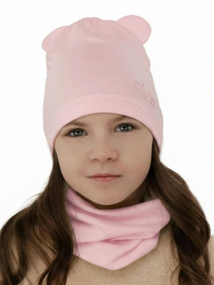 Completo berretto e scaldacollo bambina Cyntia Set primavera bambina berretto e scaldacollo Cyntia