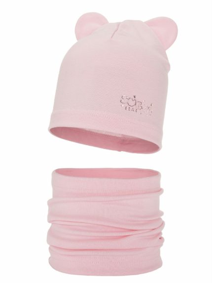 Completo berretto e scaldacollo bambina Cyntia Set primavera bambina berretto e scaldacollo Cyntia