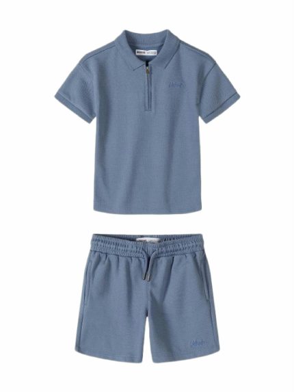 Completo due pezzi bambino Minoti 3/8 anni - Completo in piquet di cotone