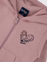 Completo due pezzi felpa bimba Love in Bloom Bennie Kids - Completo Bimba Felpa con Zip e Cappuccio + Jog Pants in 100% Cotone Invernale, 6-36 mesi Comfort