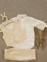 Completo tre pezzi neonato Easy Completo Neonato Easy Chic in Lino - Eleganza Made in Italy Completo Cerimonia Neonato