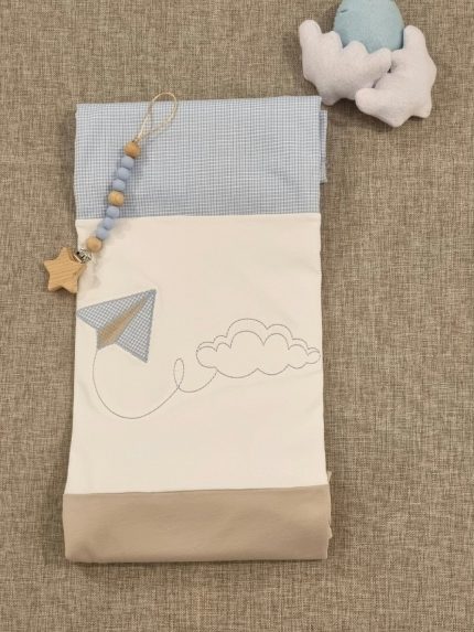 Copertina culla Bebè Copertina Culla/Passeggino in Jersey di Cotone - Made in Italy, Morbidezza e Stile Nursery Lista Nascita Idea Regalo Corredino