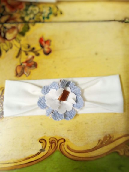Fascia Cannella Fascia per neonata in jersey Teto&Tatta: pratica e fashion con decorazione floreale Made in Italy Nascita Lei Nursery Lista Nascita Idea Regalo Corredino