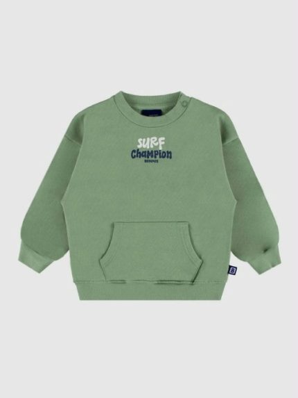 Felpa girocollo bambino Champion Felpa bimbo oversize in cotone con stampa Surf Champion - Bennie Kids (6-36 mesi)