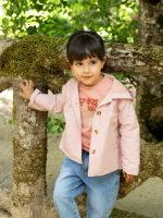 Felpa girocollo bimba Ativo Kids 6/36 mesi - Felpa bimba in cotone con stampa e decoro in voile