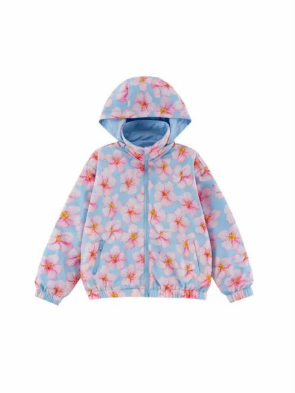 Giacca a vento reversibile bambina Ibisco Calonie - Giacca a vento reversibile idrorepellente, bambina 2-9 anni