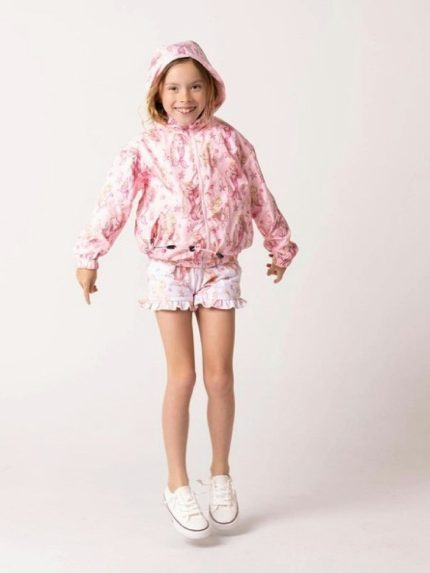 Giacca a vento reversibile bambina Sirene Calonie - Giacca a vento reversibile idrorepellente, bambina 2-9 anni