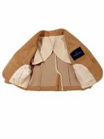 Giacca Giacca sartoriale con allacciatura a bottone, revers e bordi profilati, taschine a filetto. Made in Italy Easy Chic Baby