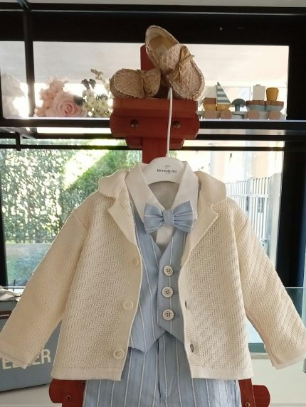 Giacca in filo neonato Giacca in Filo per Neonati - Esclusività e Raffinatezza per le Occasioni Speciali Made in Italy Abito da Battesimo