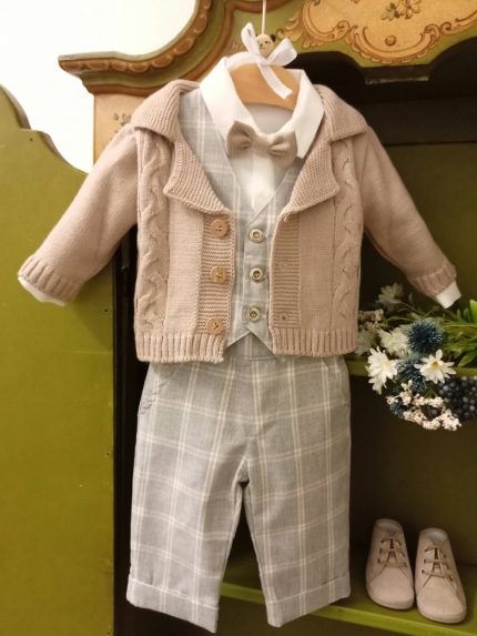 Giacchina maglia neonato Giacchino in maglia per neonato con bottoni in legno, Teto&Tatta Made in Italy Made in Italy Lista Nascita Cerimonia Neonato Nascita Lui