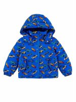 Giubbotto piuma bambino Charlie Blu Hot Rod Calonie - Piumino reversibile bimbo in piuma d'oca Charlie Blu Hot Rod