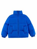 Giubbotto piuma bambino Charlie Blu Hot Rod Calonie - Piumino reversibile bimbo in piuma d'oca Charlie Blu Hot Rod
