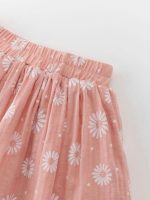 Gonna fantasia bambina Newness Kids - gonna fantasia in cotone e viscosa con cintura elastica, bambina 3-9 anni