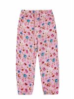 Jogger bambina Pink Gems Calonie - Jogger bimba Pink Gems in bambù e cotone