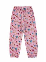 Jogger bambina Pink Gems Calonie - Jogger bimba Pink Gems in bambù e cotone