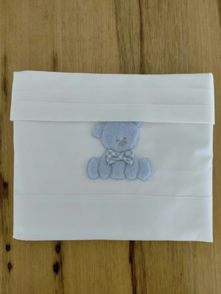 Lenzuolino culla Cielo Lenzuolino culla - 100% cotone - con decoro orsetto. Made in Italy