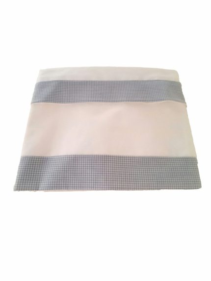 Lenzuolino culla Coniglietto Lenzuolino culla – 100% popeline di cotone – con bordo alto in tessuto fantasia pieds de poule. Made in Italy Lista Nascita Corredino