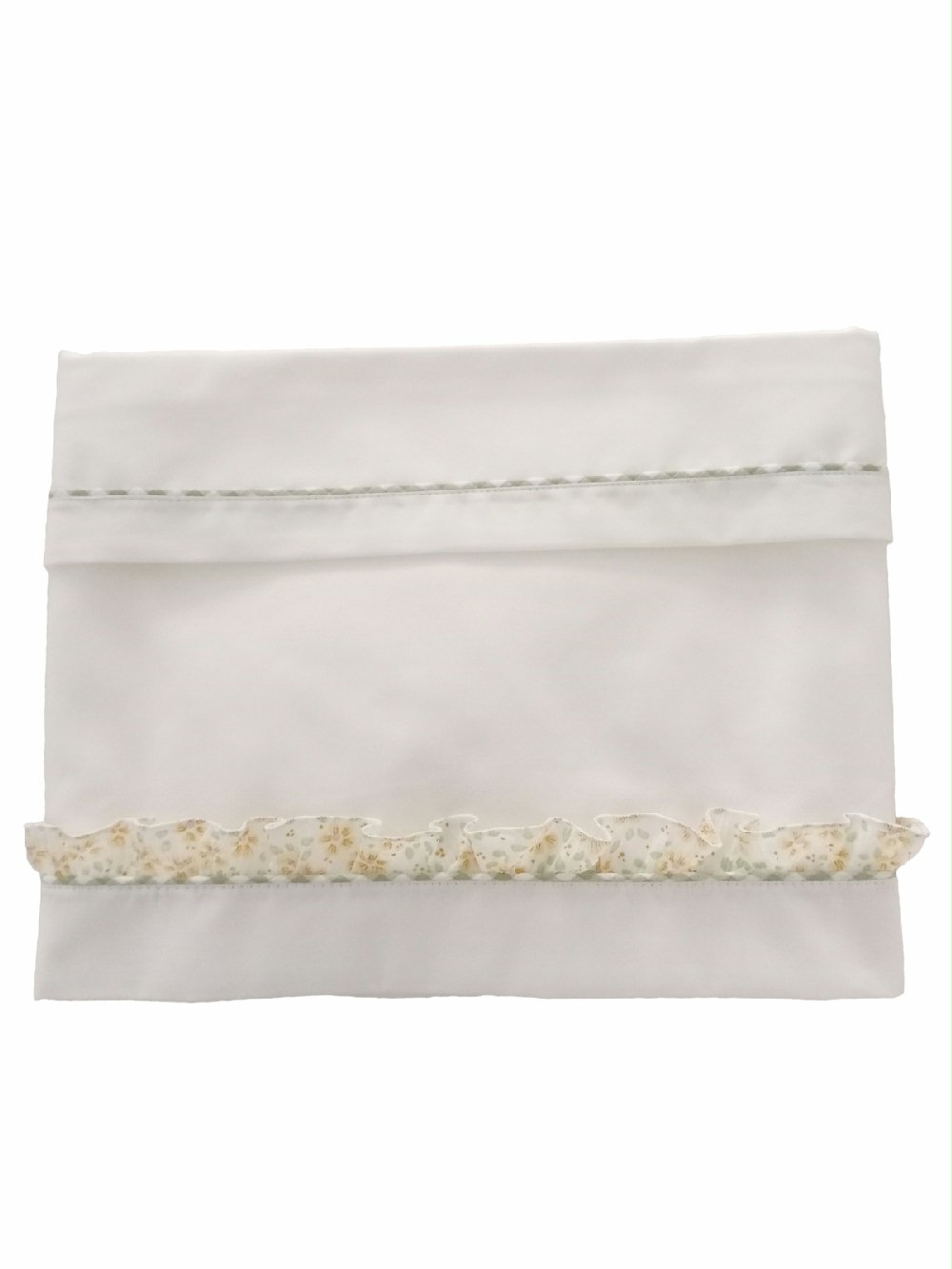 Lenzuolino culla Fiori di Campo LN4770 Glam 00 Lenzuolino culla Fiori di Campo Set lenzuolino tre pezzi in popeline - 100% cotone - con balza in tessuto goffrato fantasia.Made in Italy Glam