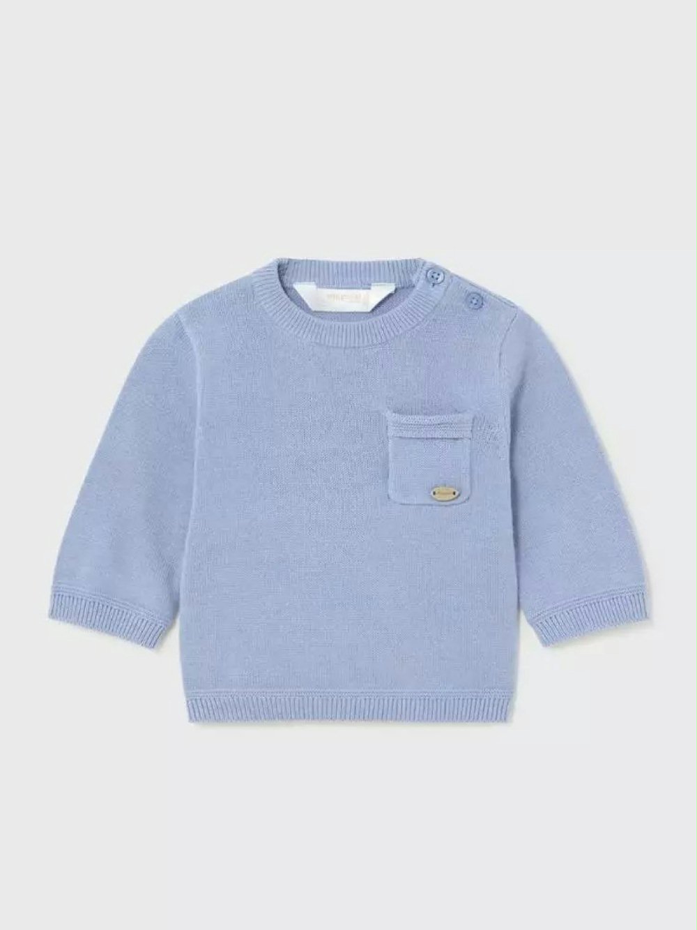 Maglia cotone tricot neonato 1378 00 Maglia cotone tricot neonato Maglioncino tricot 100% Cotone per Neonati 0-18 Mesi Mayoral New Born