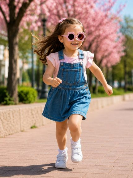 Occhiali da sole Daisy Rosa Confetto ELLE PORTE - Occhiali da Sole Bambina Daisy Rosa Confetto