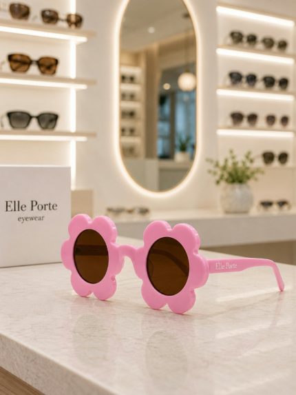 Occhiali da sole Daisy Rosa Confetto ELLE PORTE - Occhiali da Sole Bambina Daisy Rosa Confetto