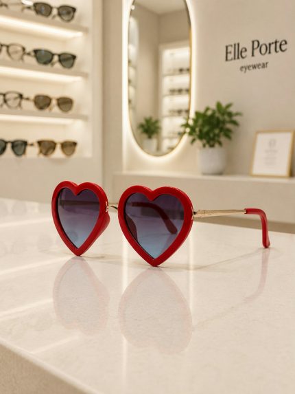 Occhiali da sole Love Red Ciliegia ELLE PORTE - Occhiali da Sole Bambina Love Red Ciliegia