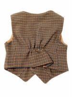 Panciotto pied de poule Panciotto con allacciatura a tre bottoni in tessuto fantasia pied de poule. Made in Italy Easy Chic Baby