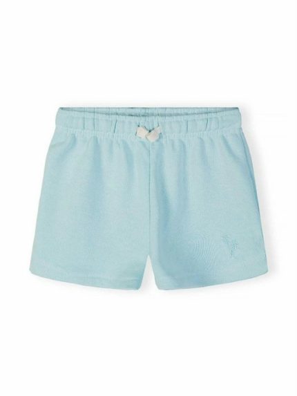 Pantaloncini ragazza Minoti 3/14 anni - Shorts bambina in cotone stretch con cintura elastica e coulisse