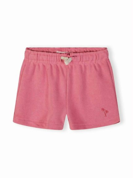 Pantaloncini ragazza Minoti 3/14 anni - Shorts bambina in cotone stretch con cintura elastica e coulisse