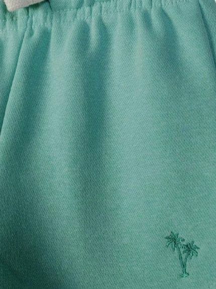 Pantaloncini ragazza Minoti 3/14 anni - Shorts bambina in cotone stretch con cintura elastica e coulisse
