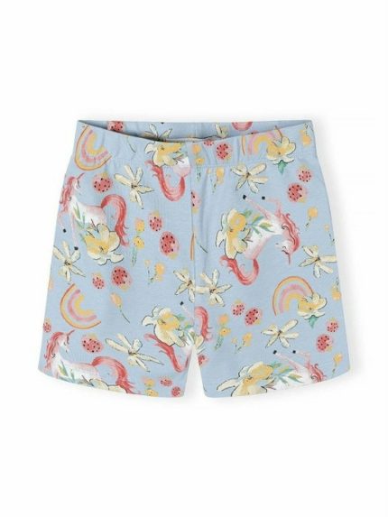 Pantaloncino ciclista bimba Minoti 6/36 mesi - Pantaloncini ciclista fantasia in cotone stretch