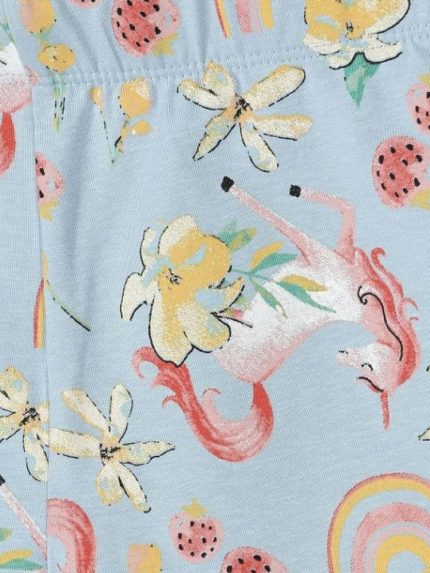 Pantaloncino ciclista bimba Minoti 6/36 mesi - Pantaloncini ciclista fantasia in cotone stretch