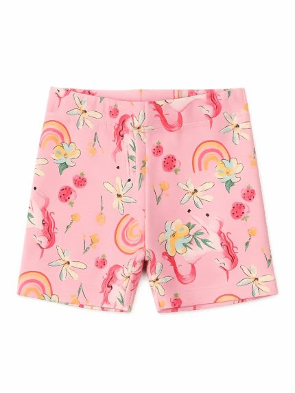 Pantaloncino ciclista bimba Minoti 6/36 mesi - Pantaloncini ciclista fantasia in cotone stretch