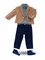 Pantaloni eleganti Pantaloni elaganti dal taglio diritto, taschine laterali e tasche dietro a filetto, allacciatura con zip e bottone, cinta elasticizzata dietro. Made in Italy Easy Chic Baby