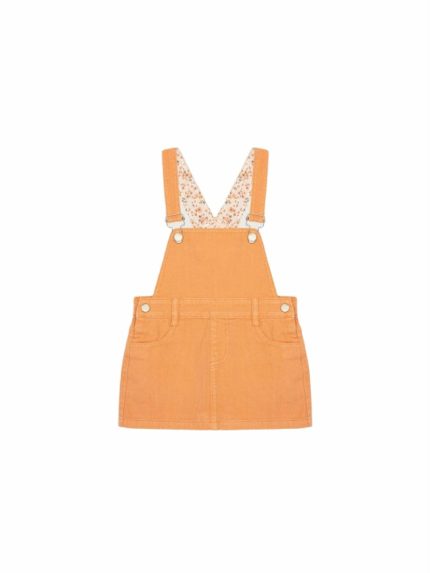 Salopette bimba Ativo Kids 6/36 mesi - Gonna Salopette in cotone con bretelle regolabili