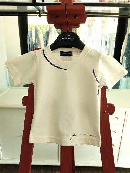 T.shirt manica corta bimbo T.shirt Neonato Manica Corta - Stile Made in Italy per Look Easy Chic Made in Italy