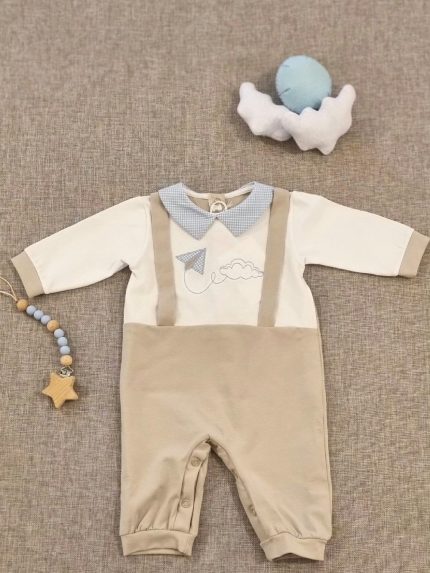 Tutina neonato Bebè Tutina Neonato Senza Piedini in Jersey - Eleganza e Comfort Made in Italy Nursery Lista Nascita Idea Regalo Corredino