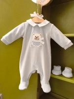 Tutina neonato Dolci Coccole Tutina neonato Teto&Tatta in ciniglia - Dolci Coccole Made in Italy Made in Italy Nursery Lista Nascita Nascita Lui Idea Regalo Corredino