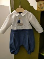 Tutina neonato Vela Tutina per neonato a maniche lunghe senza piedini, modello bicolore con colletto fantasia e decoro con patch applicate. Made in Italy Lista Nascita Corredino