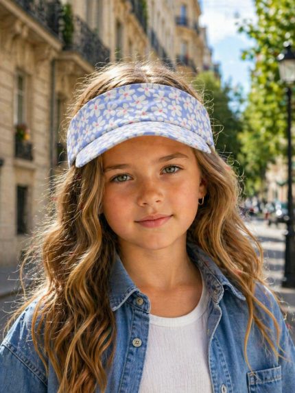 Visiera Daisy Blu ELLE PORTE - Visiera per Bambina Fantasia Margherite