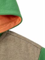 Felpa zip con cappuccio neonato Felpa con Zip e Cappuccio Color Block - Neonato 6-24 mesi