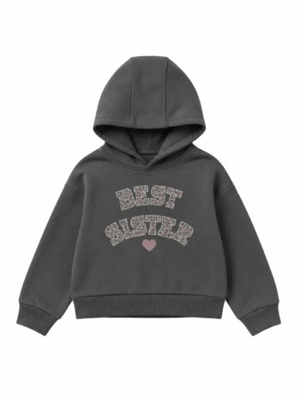 Felpa con cappuccio bambina Felpa Bambina Losan Best Sister con Cappuccio | 3-12 Anni