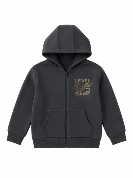 Felpa zip c/cappuccio bambino Losan – Felpa Zippata con Cappuccio in Cotone Invernale – 3/12 anni
