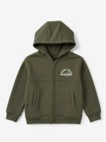 Felpa zip c/cappuccio bambino Losan – Felpa zip con cappuccio Mount Hoods – Cotone invernale – 3/12 anni