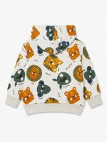Felpa zip fantasia neonato Felpa Losan Neonato 6-24 Mesi con Zip e Cappuccio 100% Cotone | Fantasia Animaletti