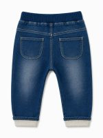 Pantaloni Felpa neonato Losan – Pantaloni Felpa Imbottiti Neonato Effetto Jeans – 6/36 mesi