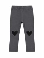 Leggings bambina Losan – Leggings Cuore in Cotone Invernale Stretch – 3/12 anni