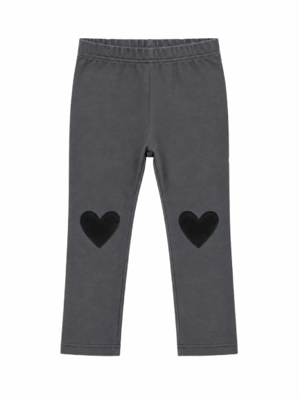Leggings bambina Losan – Leggings Cuore in Cotone Invernale Stretch – 3/12 anni