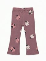 Leggings zampa bambina Losan – Leggings a zampa fantasia bambina in cotone invernale 3/12 anni